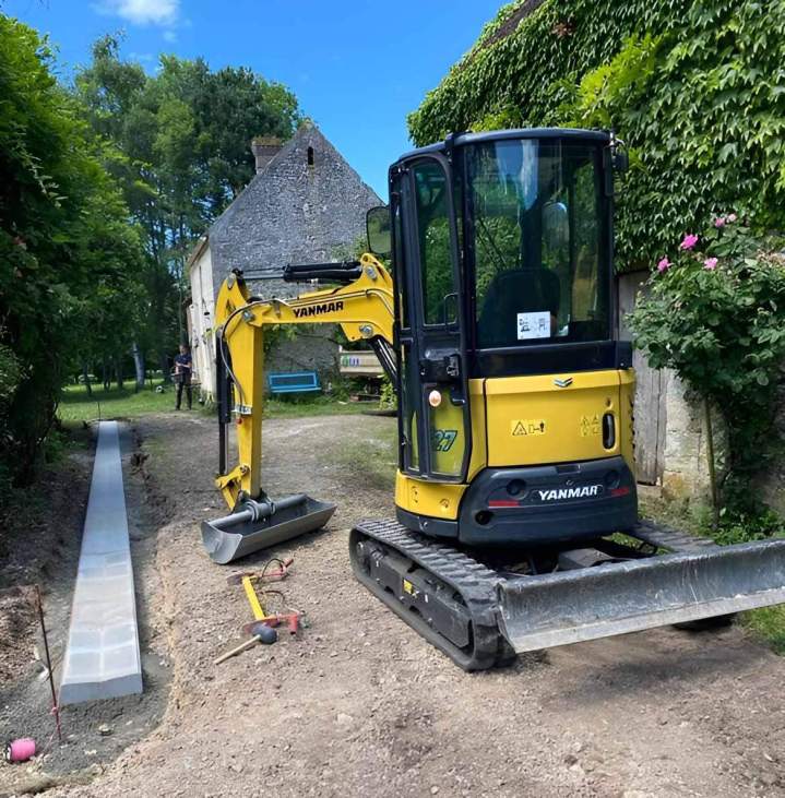 Location de matériel TP avec chauffeur Sées