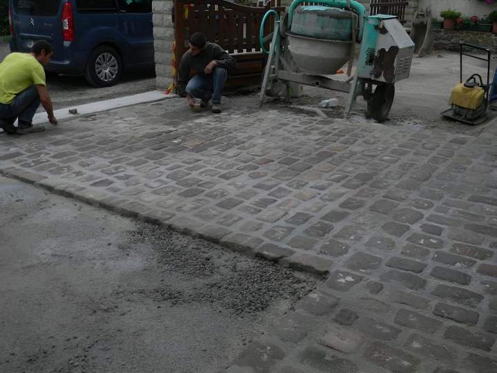  création allée aménagement extérieur Sées